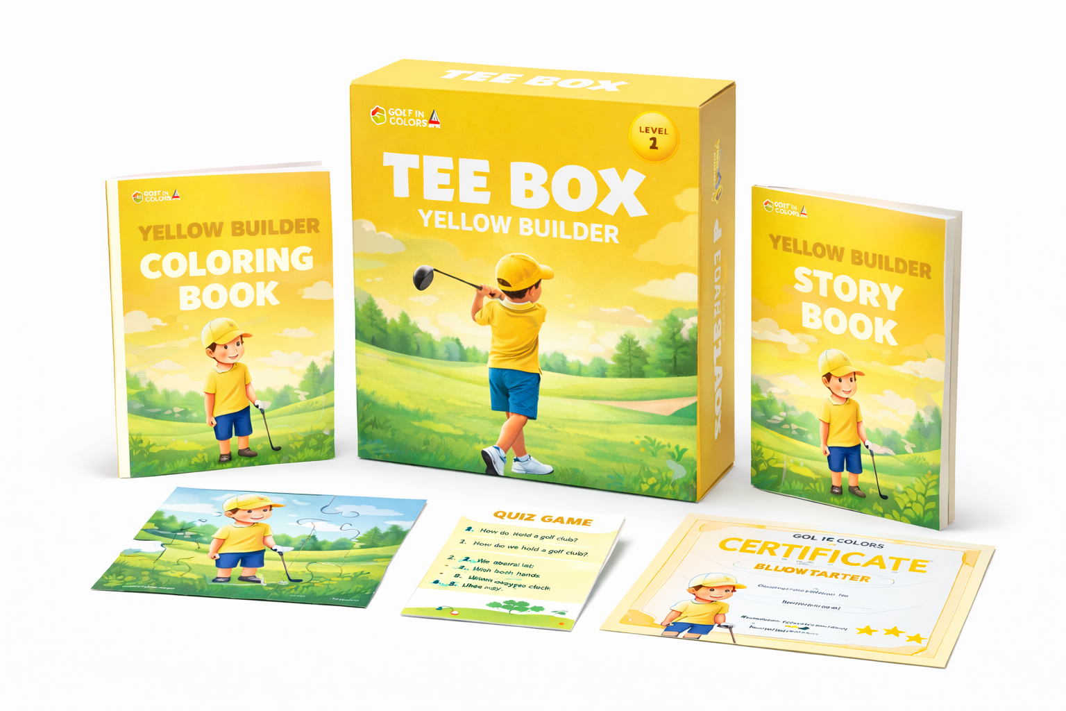 TEE BOX - YELLOW BUILDER